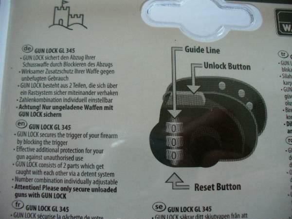 Schlösser: Waffenschloss Gun Lock Sicherheit Waffe – Neu und originalverpackt aus Hedingen von Zwackul 2