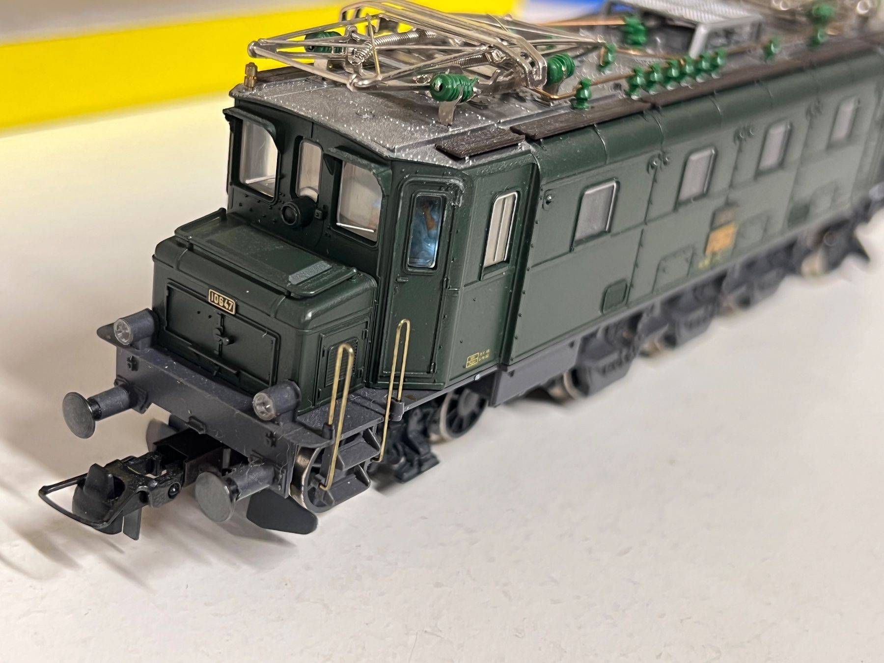 Fleischmann Modellini di ferrovie: Fleischmann 4345  H0 DC SBB Ae 3/6 l 10647 – Usato da Geroldswil venduto da TopTrain54 3