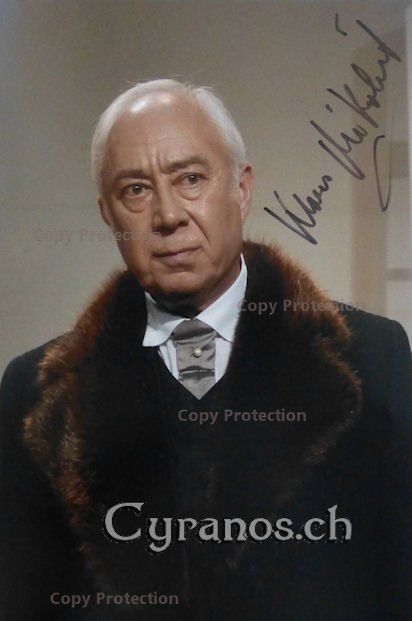 Autografi: Klaus Mikoleit (1945) Schauspieler  - Autogramm – Usato da Dietikon venduto da immortal-stars