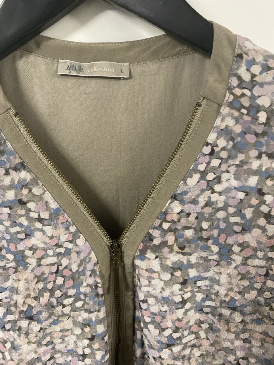 Vestiti: NILE Seidenkleid, Grösse  L    100% Seide – Usato da Biel-Benken BL venduto da PANORMUS 1