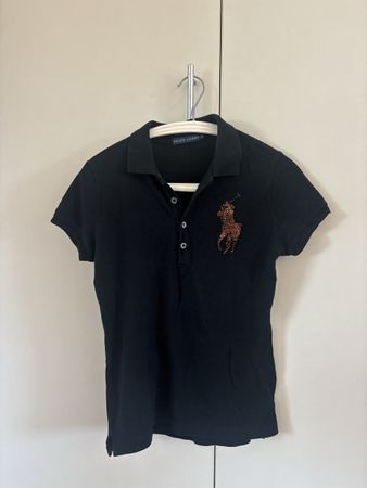 Ralph Lauren Poloshirt Schwarz, Grösse S