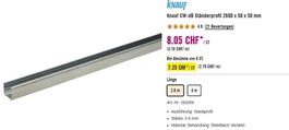 Knauf CW-dB Ständerprofil 50 x 50 mm