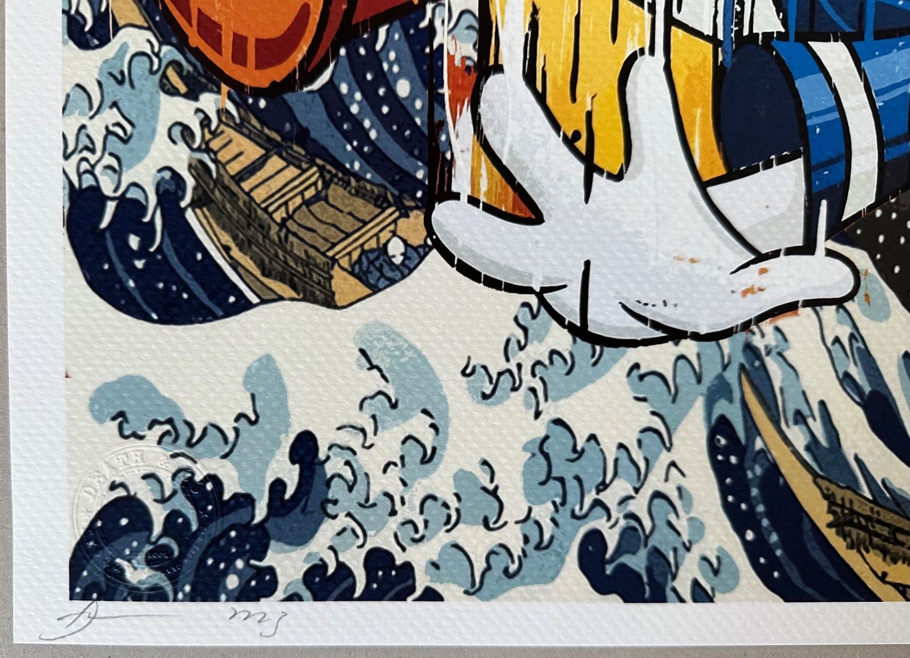Grafiken & Lithographien: Death: Flying Donald, signiert 23/100 – Neu (gemäss Beschreibung) aus Meilen von Smgdesign 1