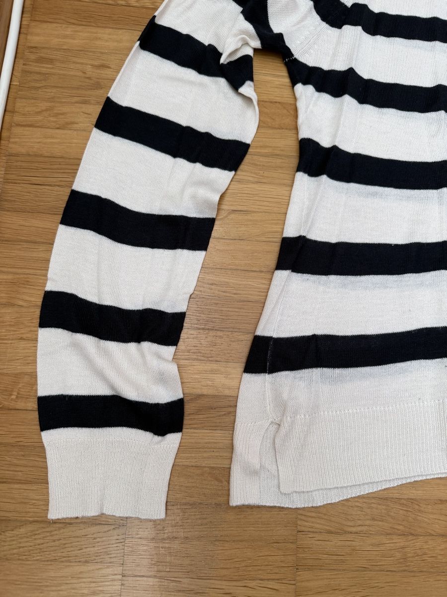 Zara Pulls & Sweat-shirts: Zara Pullover gestreift weiss schwarz Gr. S  – D'occasion à Jona par Good_luck_ 3