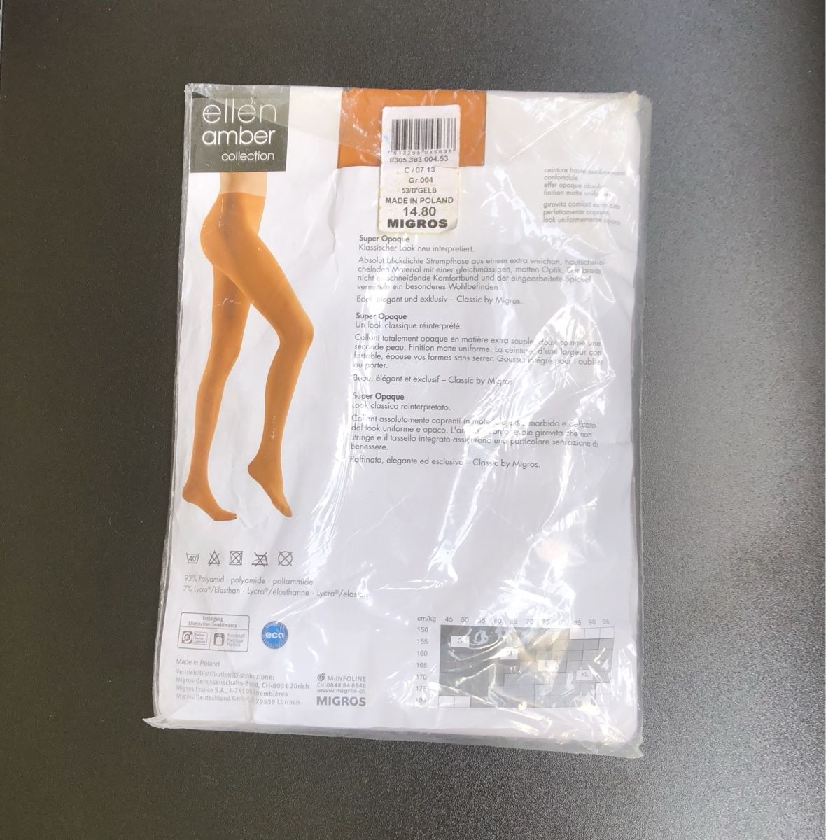 Collants: Strumpfhose Ellen Amber 100 den neu – Neuf avec emballage d'origine à St.Gallen par nitka. 1