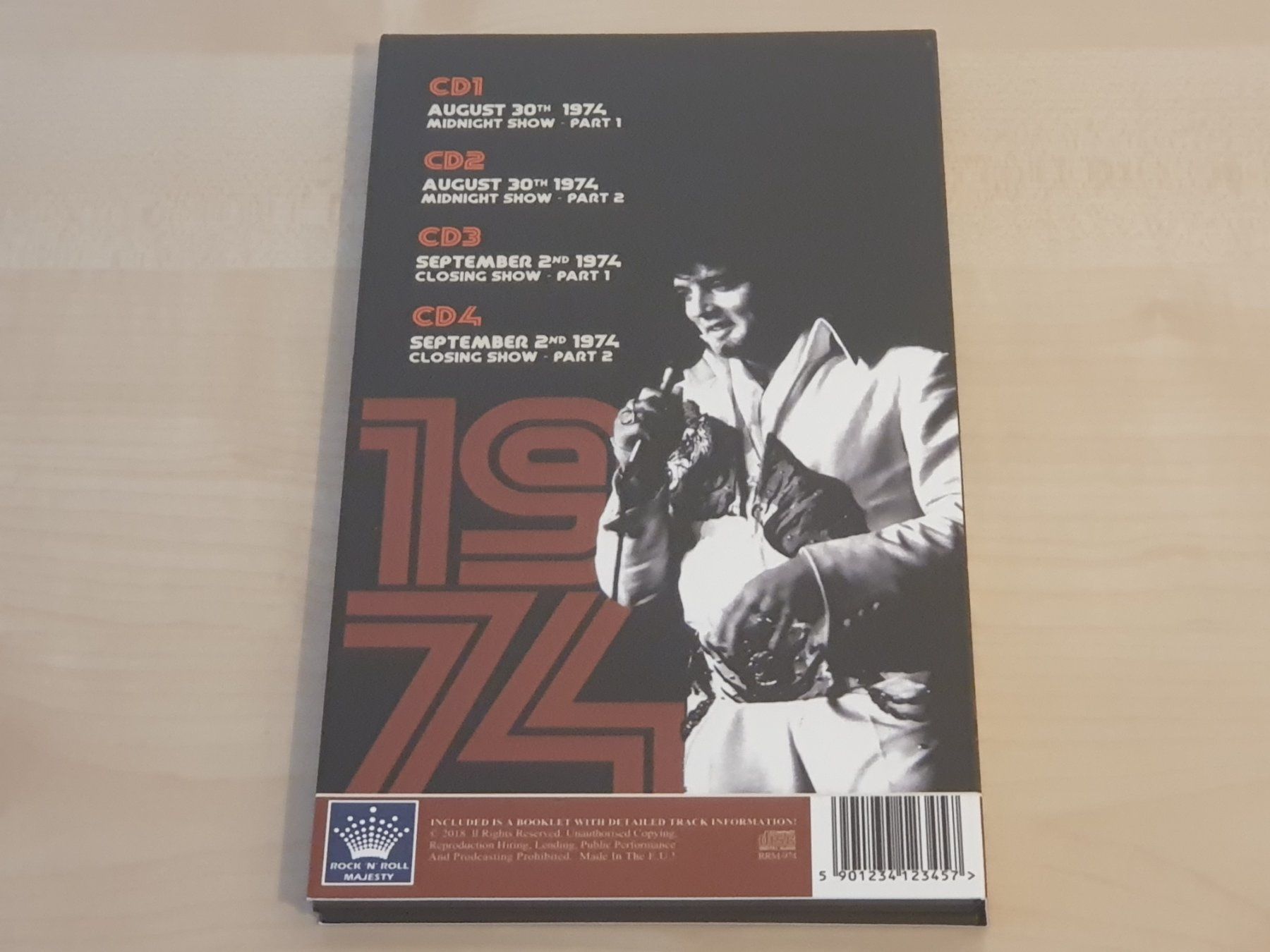 CD: Elvis Preskey Big Boss Man In Vegas 4 CD Set – Nuovo (secondo la descrizione) da Uerschhausen venduto da Burton77 1