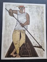 FEDERICO RIGHI LITHOGRAPHIE SIGNIERT BLATTGRÖSSE 50X39CM