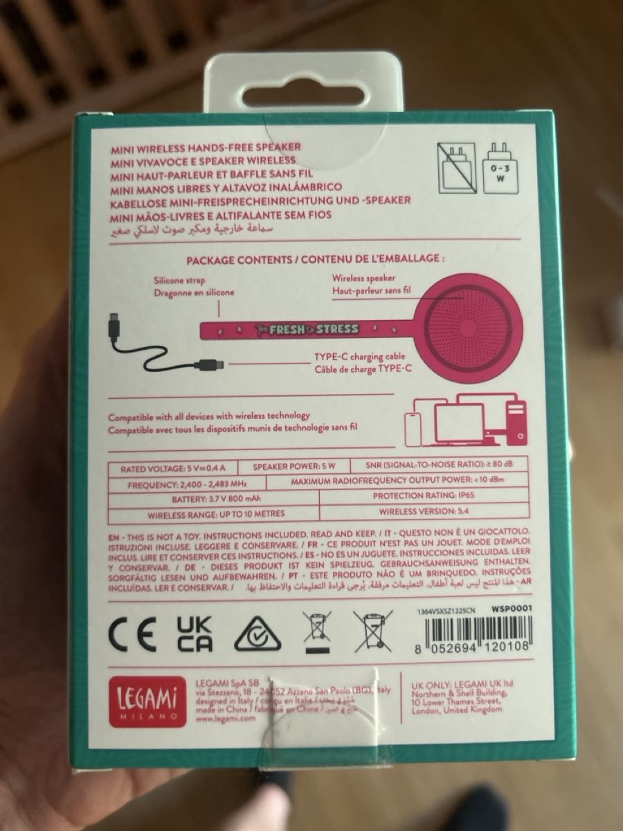Haut-parleurs: Wireless speaker – Neuf avec emballage d'origine à St. Gallen par salsera85 2