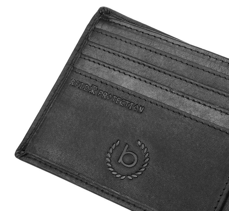 Brieftaschen: Portemonnaie Romano RFID Scheintasche Schwarz – Neu und originalverpackt aus Buchs SG von 777Jaspis 3