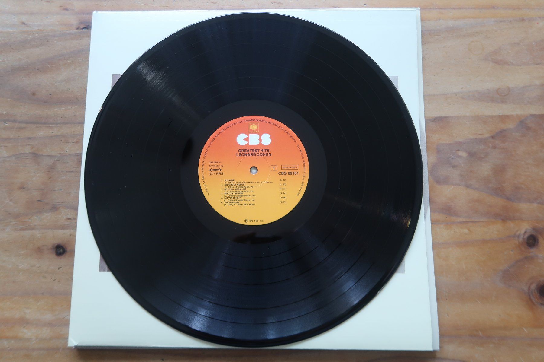 Schallplatten: LEONARD COHEN - GREATEST HITS - VINYL LP – Gebraucht aus Basel von Patiscat 4