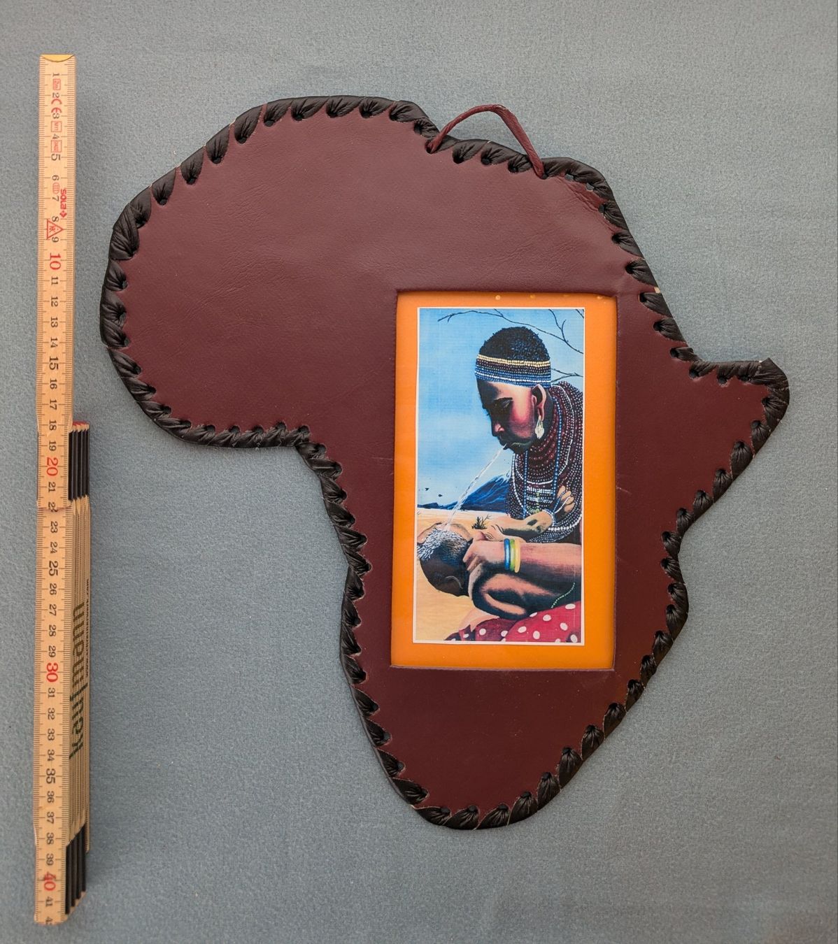 Poster & Bilder: Afrika Wanddeko mit Bild - Einzigartig. Leder und Glas – Gebraucht aus Goldingen von YouAreMySunshine