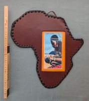 Afrika Wanddeko mit Bild - Einzigartig. Leder und Glas