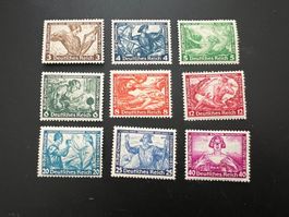 Deutsches Reich 1933  MiNr. 499-507  * (5039)