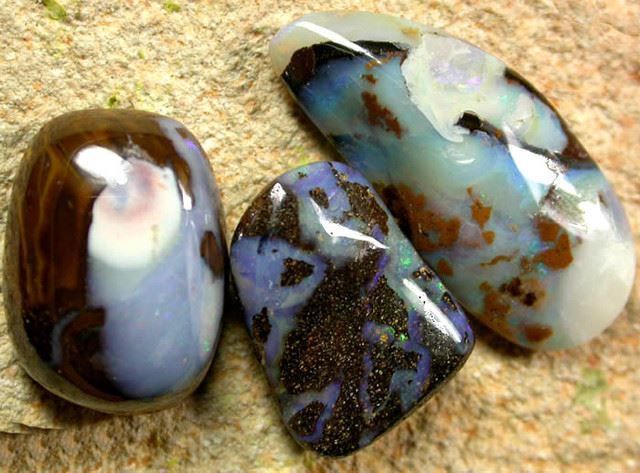 Pietre preziose: Australische Boulder Opale 34.10Cts. – Nuovo (secondo la descrizione) da Bern venduto da Grindelwaldaus 1
