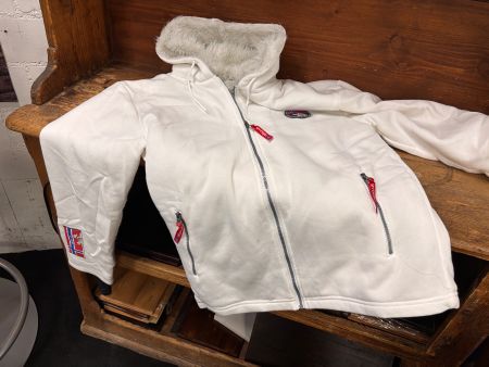 NEBULUS POLAR Challenge hoodie Jacke weiss gefüttert