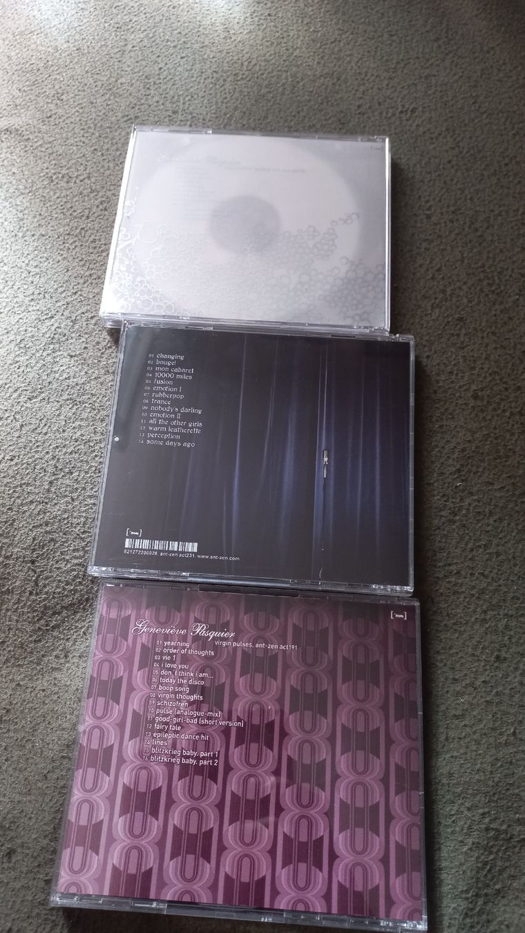 CDs: Genevieve Pasquier CD Sammlung Electronic Pop – Gebraucht aus Olten von Donatello1984 3