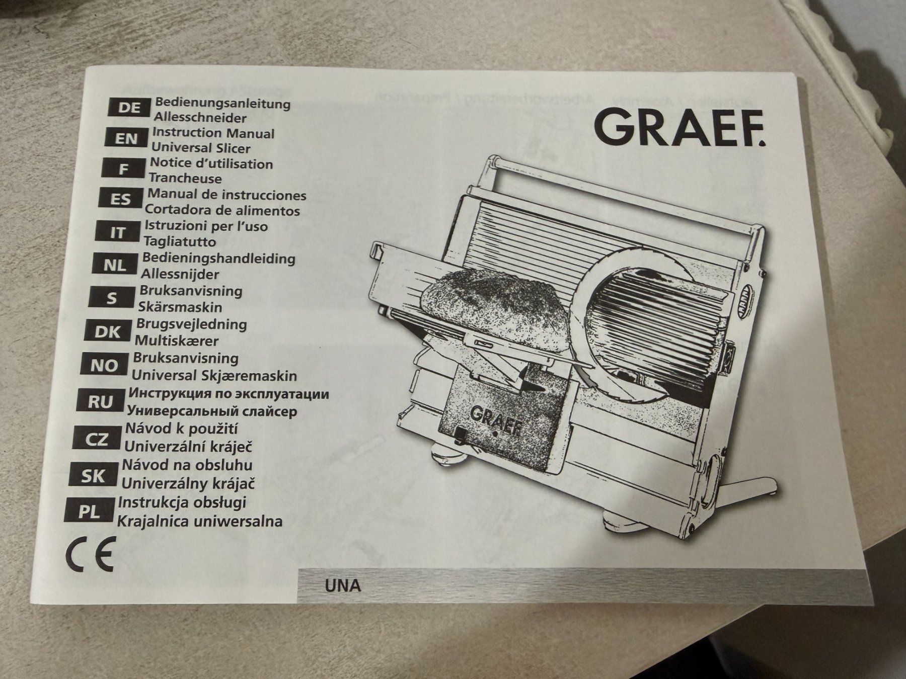 Graef Küchengeräte: Schneidemaschine/Allesschneider Graef UNA – Gebraucht aus Bern von happyreptile 4
