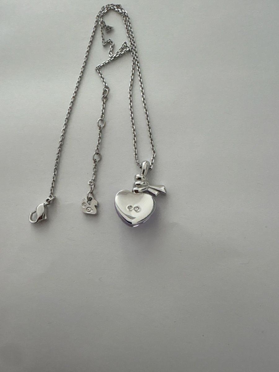 Swarovski Ciondoli: Swarovski Kette mit Herzanhänger violette – Usato da Bülach venduto da Chantoffel 2