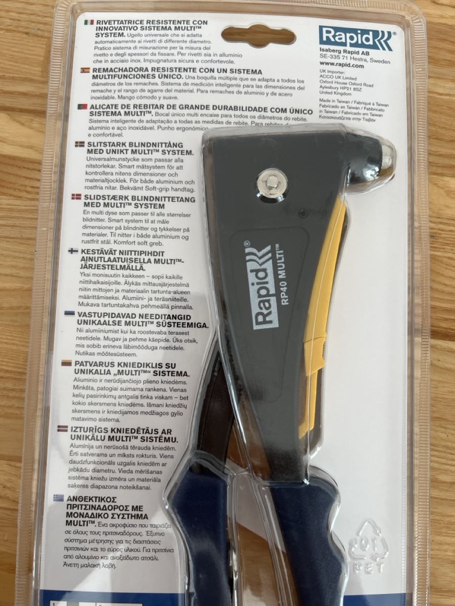 Alle Werkzeuge: Rapid RP40 MULTI Blindnietzange mit Multi System – Neu und originalverpackt aus Wettingen von Kawasaki987 5