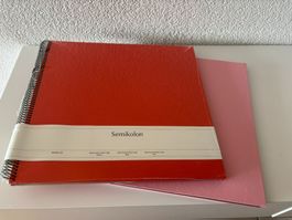 2x Fotobücher mit Spiralbindung von Semikolon