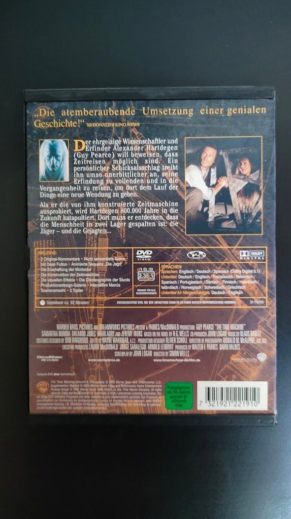 Alle DVDs: DVD The Time Machine – Gebraucht aus Heerbrugg von sve_p826 1