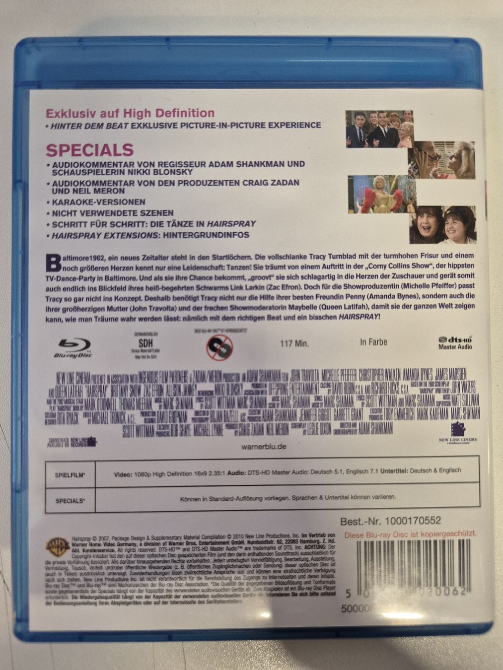 Tous les DVDs: Hairspray Blu-Ray – D'occasion à Lindau par Hammy0740 1