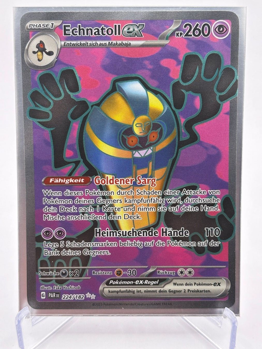 Pokémon Carte collezionabili: Paradoxrift - Echnatoll ex  (PAR 224) - DE – Nuovo (secondo la descrizione) da Allschwil venduto da Bullach