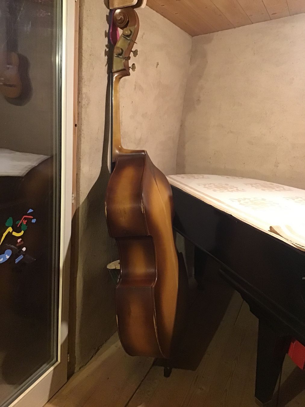 Strumenti musicali: Kontrabass 3/4 massiv komplett – Usato da Winterthur venduto da sawer 2