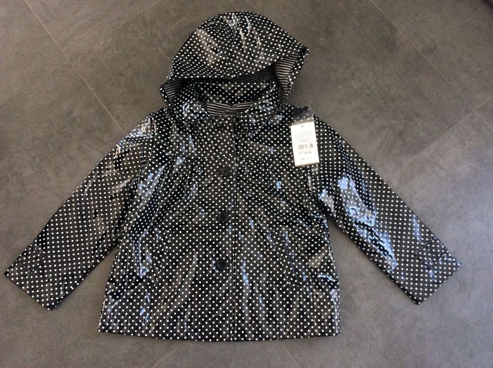 Manteau Pois Vert Opullence - Taille UK 8-10, Coton, Comme Neuf Avec étiquettes
