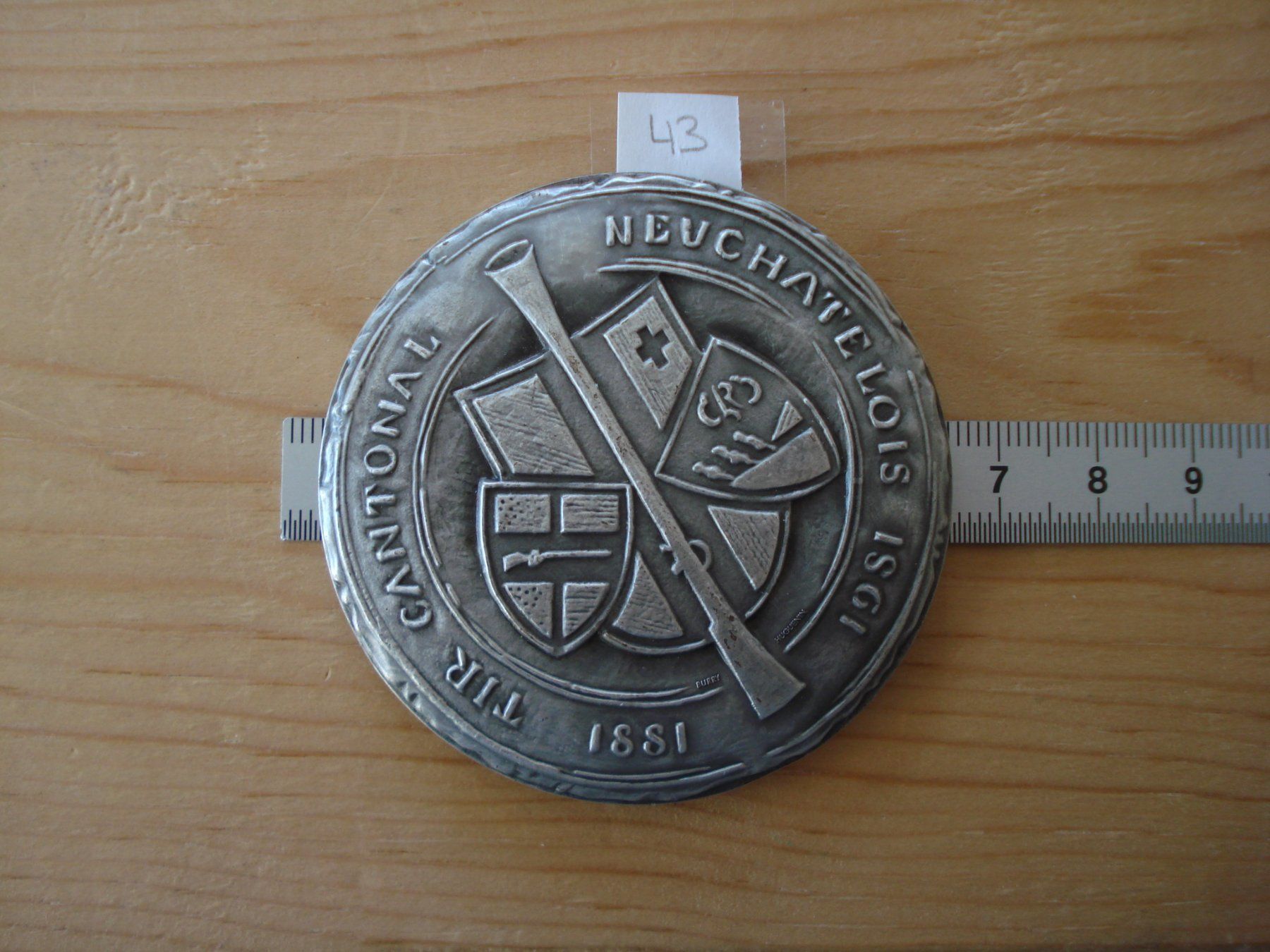 Medaglie: (RO) Neuchâtel tir cantonal – Usato da Erlach venduto da Net-Coins