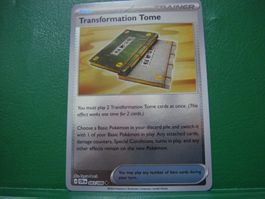 Carte Pokémon Transformation Tome  ENG 083/086