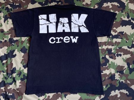 Vintage Y2K T-Shirt Punk Zurich HAK Crew Sz M