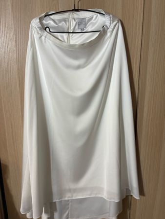 Elegante piq Rock in Weiss, Gr. XL – perfekt für den Sommer!