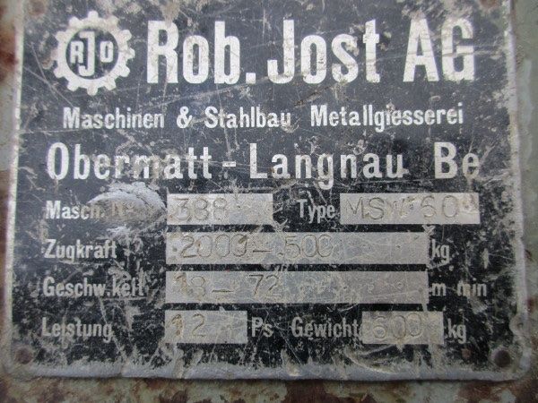 Altro per stoccaggio & trasporto: Seilwinde JOST Schlittenwinde – Difettoso da Sirnach venduto da MaechlerAutomobile 5