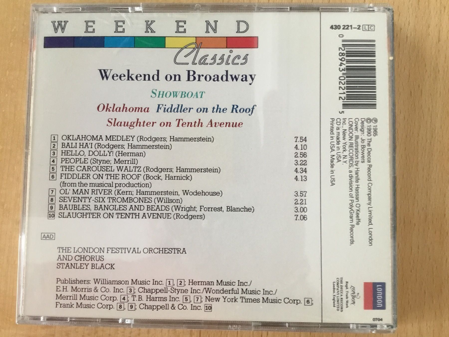 CDs: Weekend on Broadway - Showboat – Gebraucht aus Rüti ZH von alumedien 1