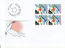 SBK 1195 im 4er-Block FDC