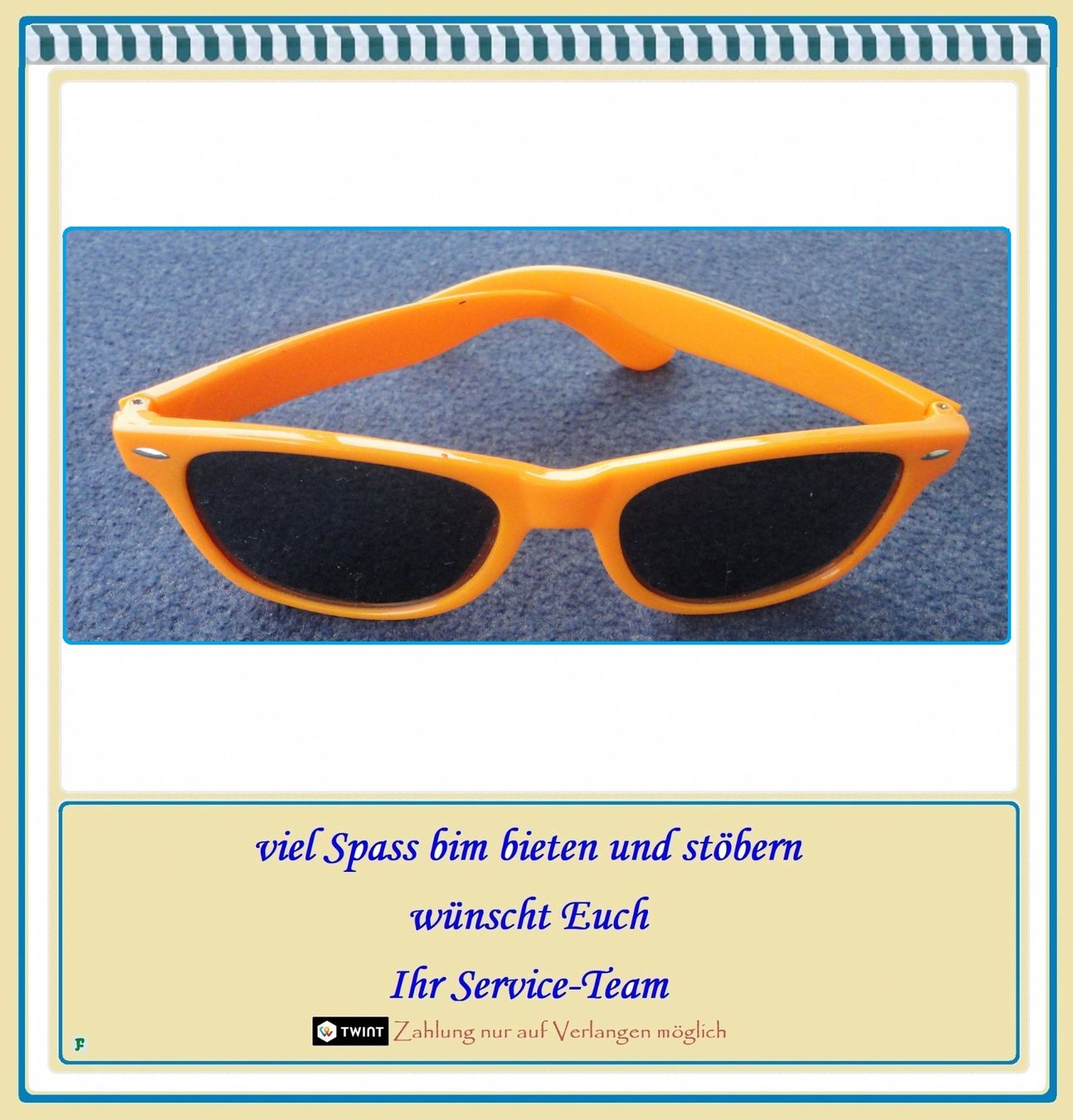 Occhiali & Lenti: Orange™ • Trendy Sonnenbrille – Nuovo (secondo la descrizione) da Münchwilen TG venduto da FLOHMIFLITZER 1