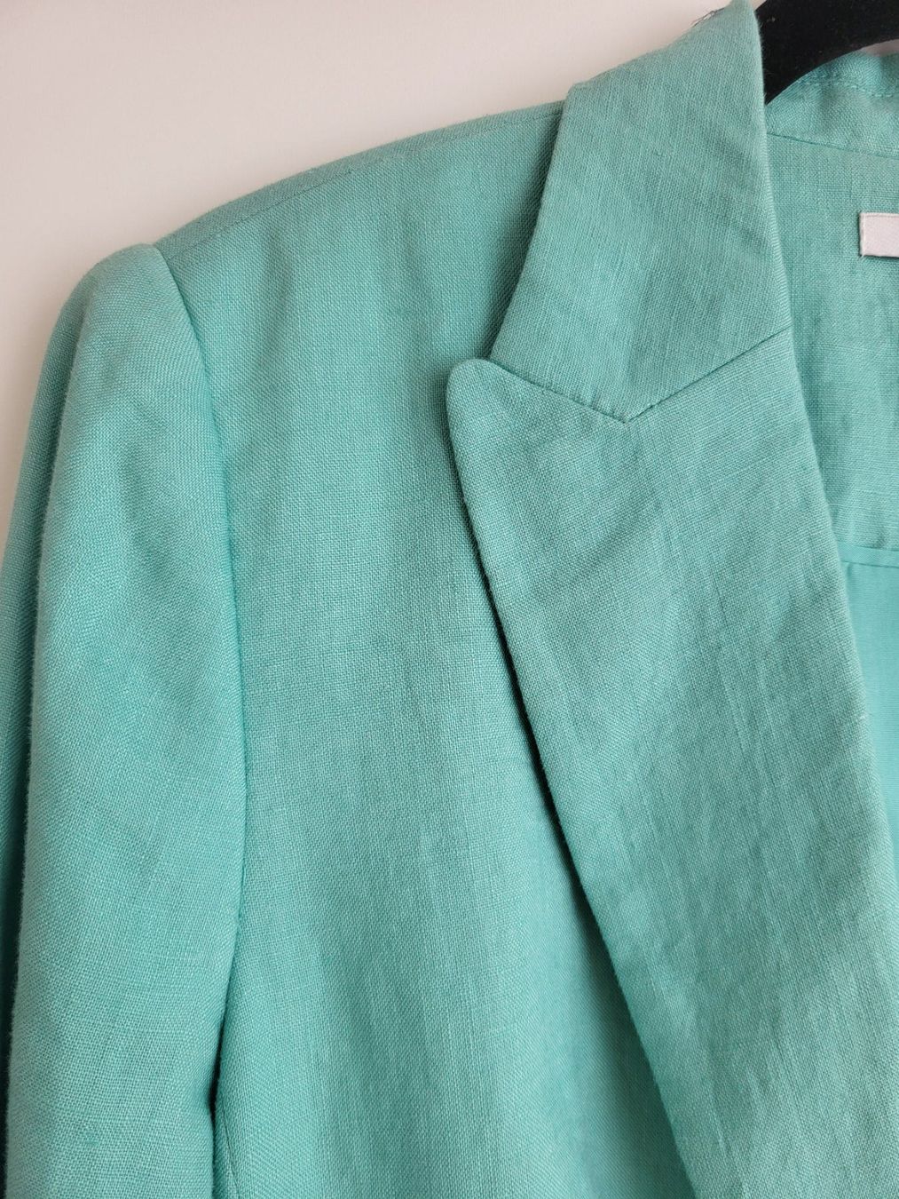 Globus Giacche: Globus Damen Blazer, Gr. 36 - türkis, 100% Leinen – Usato da Baar venduto da clar6 4