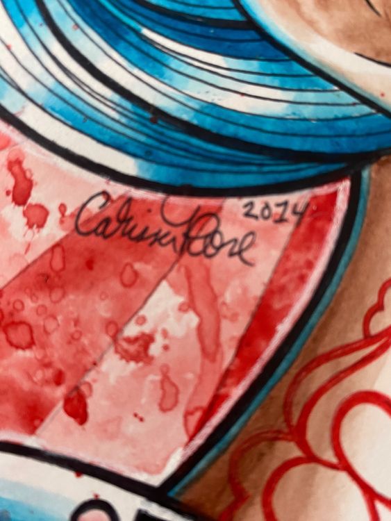 Original Gemälde von Carissa Rose 2014, tattoo style | Kaufen auf Ricardo