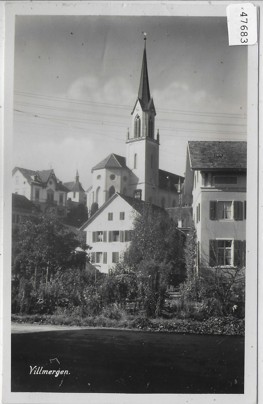 Ansichtskarten: Villmergen - Kirche – Gebraucht aus Ettingen von Kartenplanet