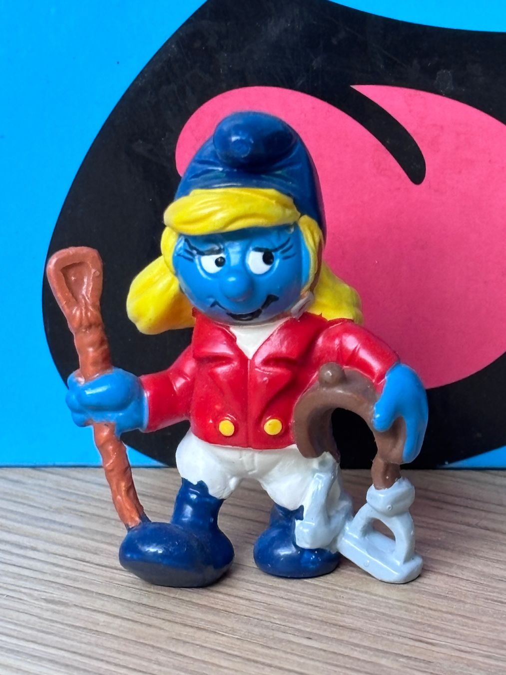 Schleich Statuette: Reiter-Schlumpfine – Usato da Lyss venduto da Duckszone