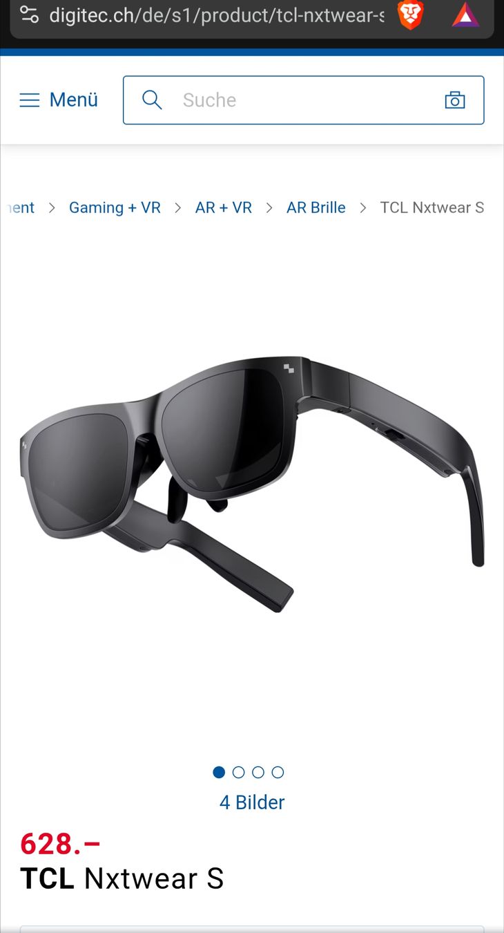 Casco VR: TCL Nxtwear S AR Brille – Usato da Steinmaur venduto da Ottelo 5