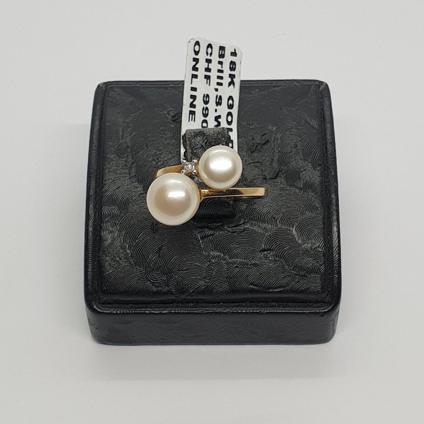 Anelli: Echt 18K Gold - S.W.P, Brillant Ring – Usato da Luzern venduto da Luzern-Goldhaus