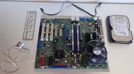 Mainboard + CPU + RAM | 8x SATA | für Home-NAS - ASUS P5BV-C