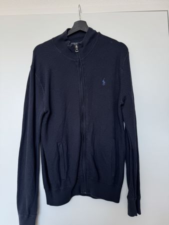 Herren Strickjacke Polo Ralph Lauren marineblau Grösse M
