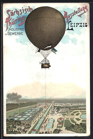 Cartes postales: Litho Leipzig, Sächsisch-Thüring. Indu – D'occasion à Berlin par bartko-reher
