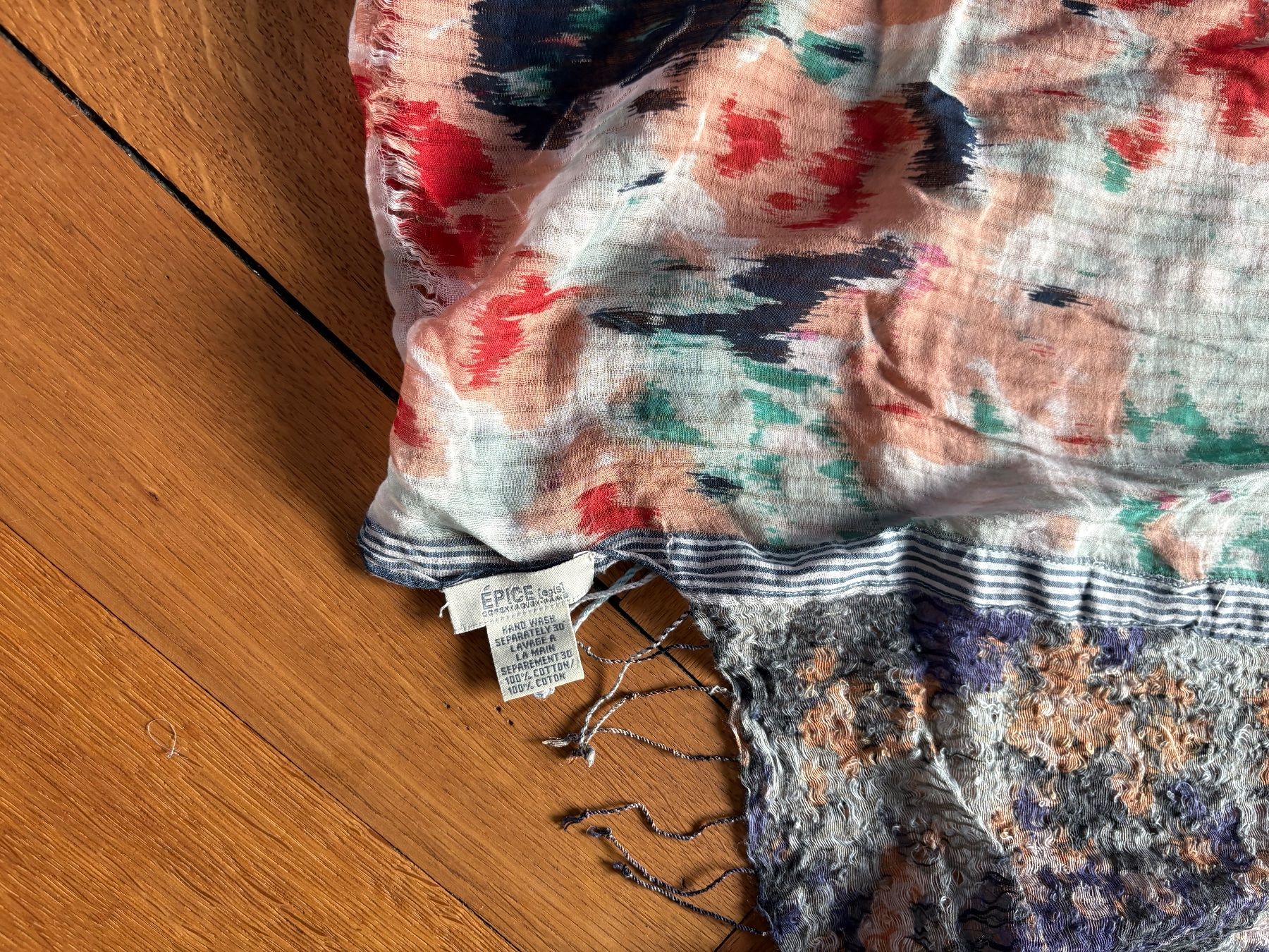 Foulard & Sciarpe: Riesiger Schal von EPICE Paris aus Baumwolle – Usato da Zürich venduto da triangular 1