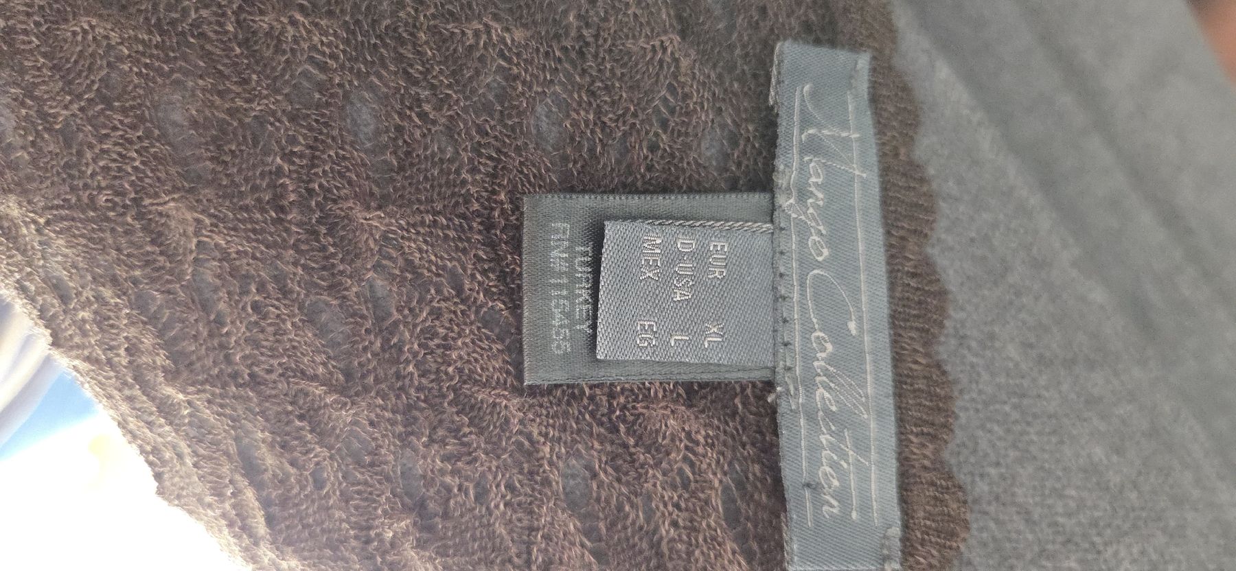 Mango Giacche: Mango Strickjacke, braun, spitzen optik, neuwertig – Usato da Näfels venduto da CH.Kchlineknopf 3