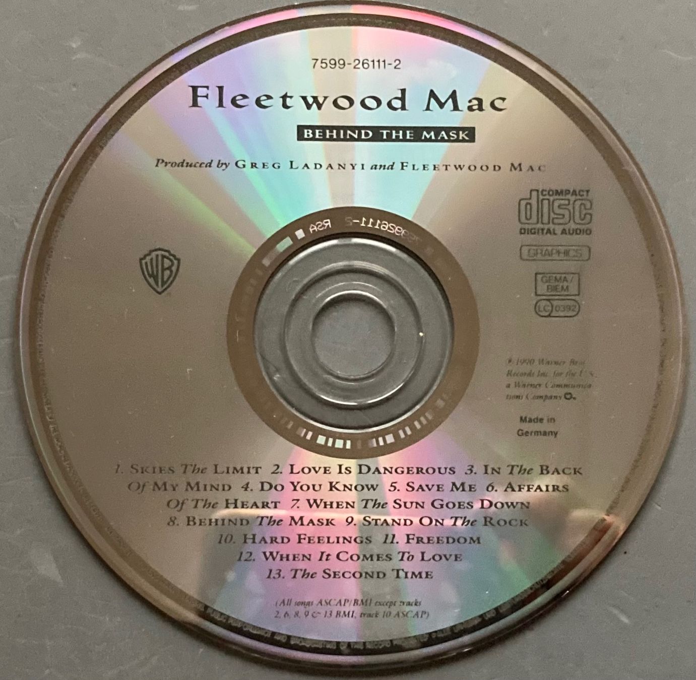 Schallplatten: FLEETWOOD MAC - BEHIND THE MASK – Gebraucht aus Poliez-Pittet von Newtown-Records 3