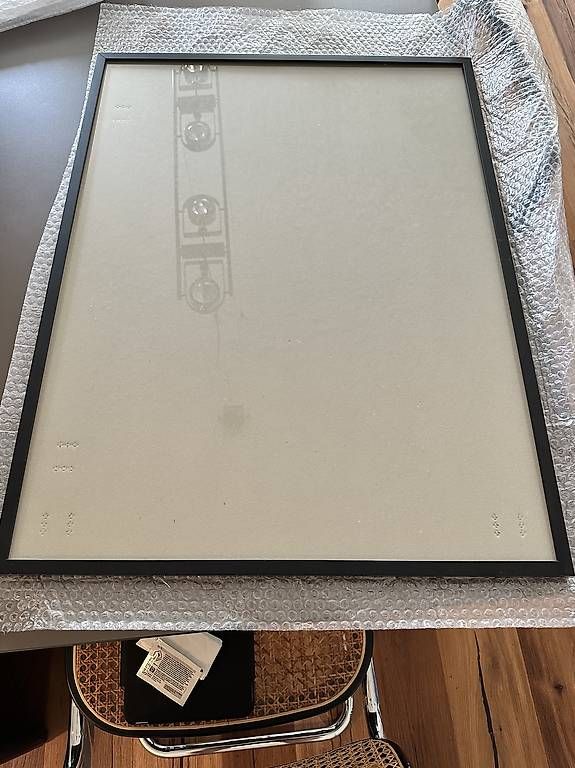 Cornici: Schwarzer Bilderrahmen mit Glas 82 × 62 cm – Usato da Züberwangen venduto da sas_23